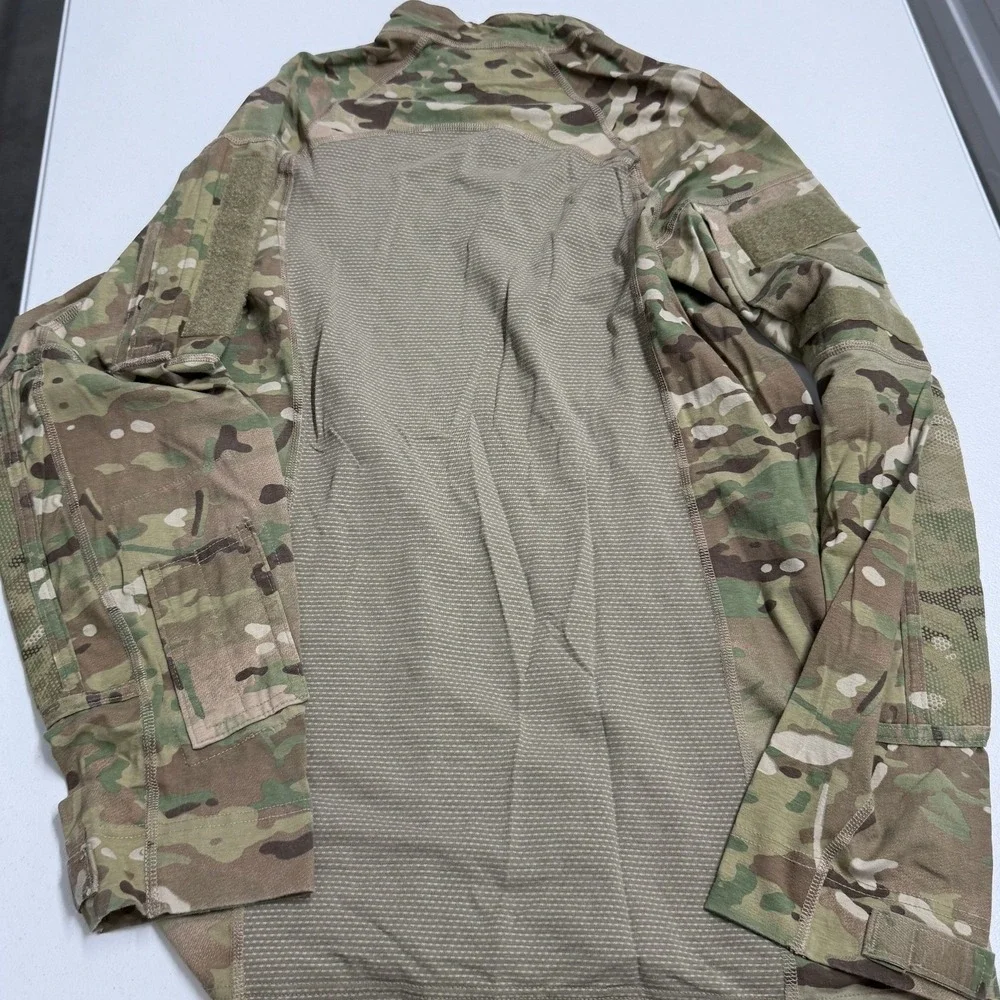 Massif Army Combat Shirt Mens XL Multicam OCP Excellent Flame Resistant Tactical - Picture 4 of 4